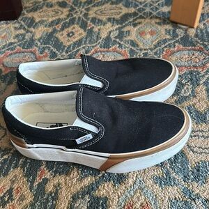 Vans platform slip ons